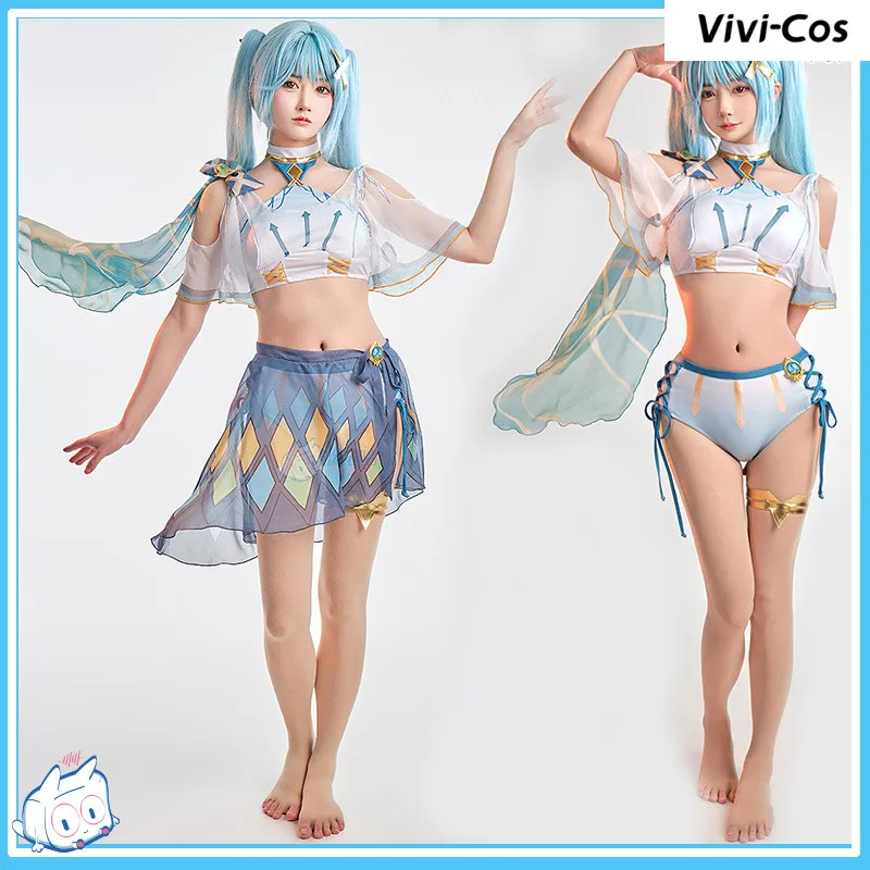 

Vivi-Cos Game Genshin Impact Faruzan милый купальник косплей женские костюмы Хэллоуин ролевая игра карнавал новая модель