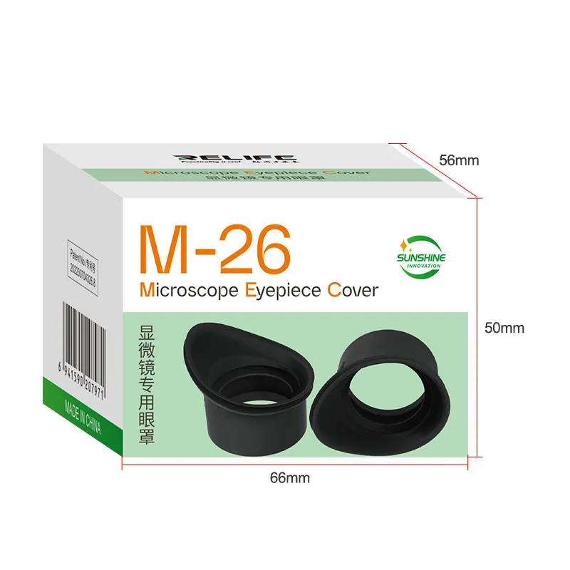 

RELIFE M-26 2pcs 29mm Eyepiece Eye Cups Caps One Pair Rubber Binoculars Eye Guards Stereo Microscope Parts Telescopes Eyecups