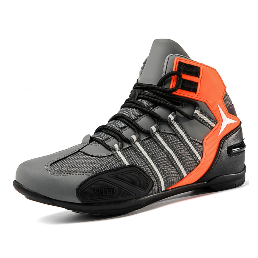 Buty motocyklowe Męskie odporne na zużycie buty motocrossowe Oddychające Antypoślizgowy sprzęt motocyklowy Anti-Fall