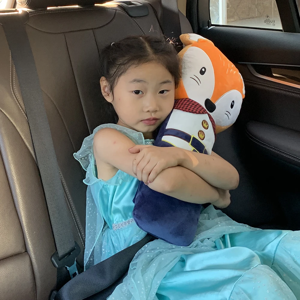 

Автомобильный детский ремень безопасности, подушка на плечо, защитные аксессуары, Мультяшные декоративные автомобильные подушки, подушка ...