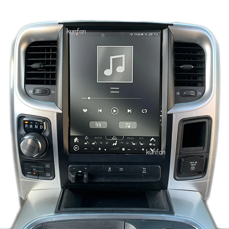 Фото Автомагнитола 2026 Premium с Android, 6 ГБ ОЗУ, GPS-навигацией для Dodge Ram 1500 2500 2013-2018, в стиле Tesla №1