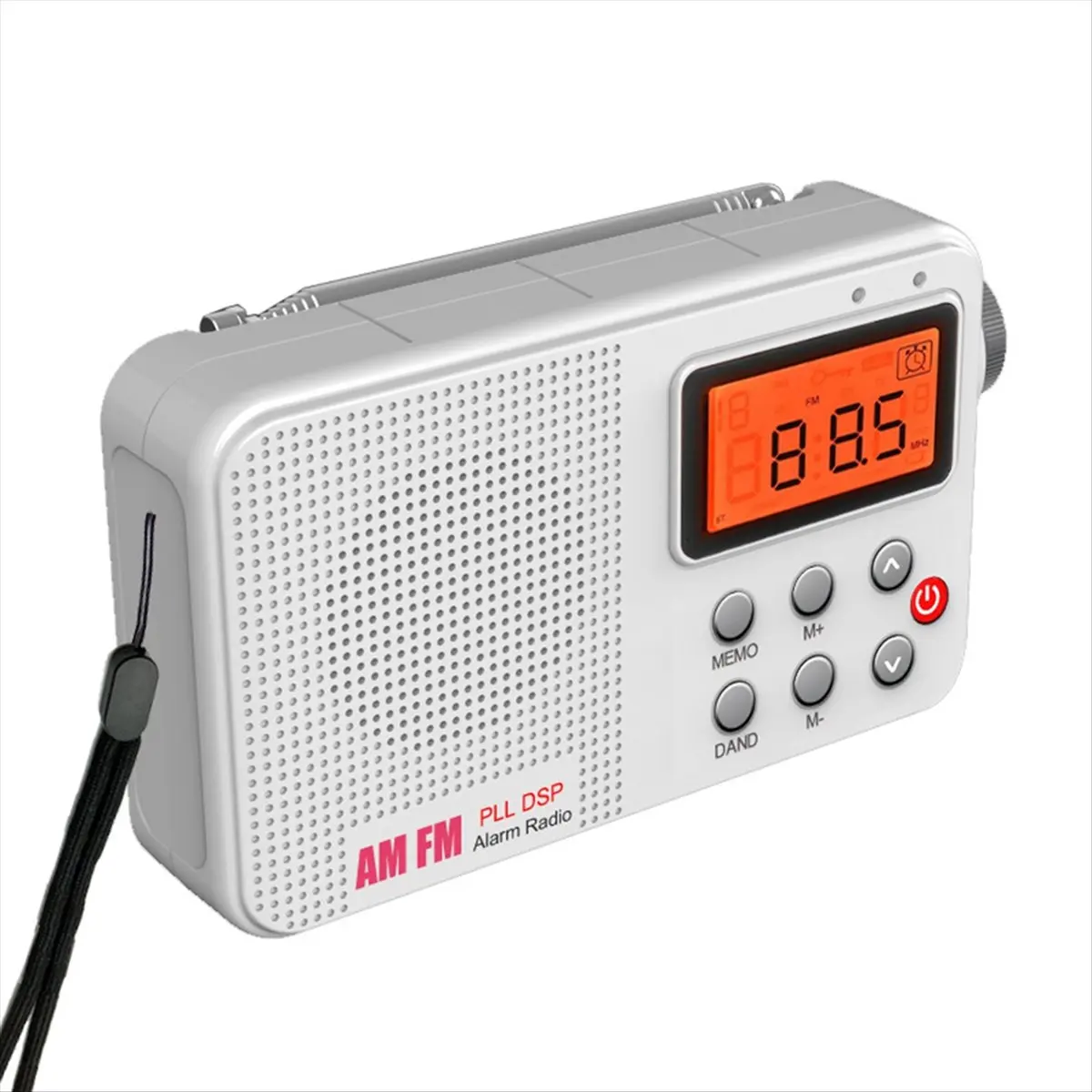 Фото Ретро-радио с батарейным питанием/подключаемым питанием FM AM SW World Receiver Радио ЖК-дисплей/время/будильник, многодиапазонное радио №5