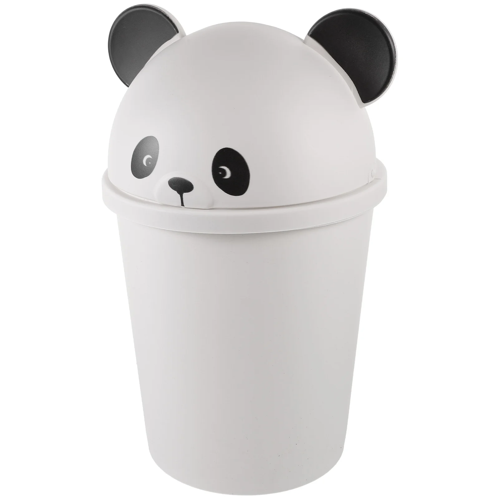 

Panda Trash Can Large Capacity Trash Can with Lid Home Trash Can Cartoon Trash Can
