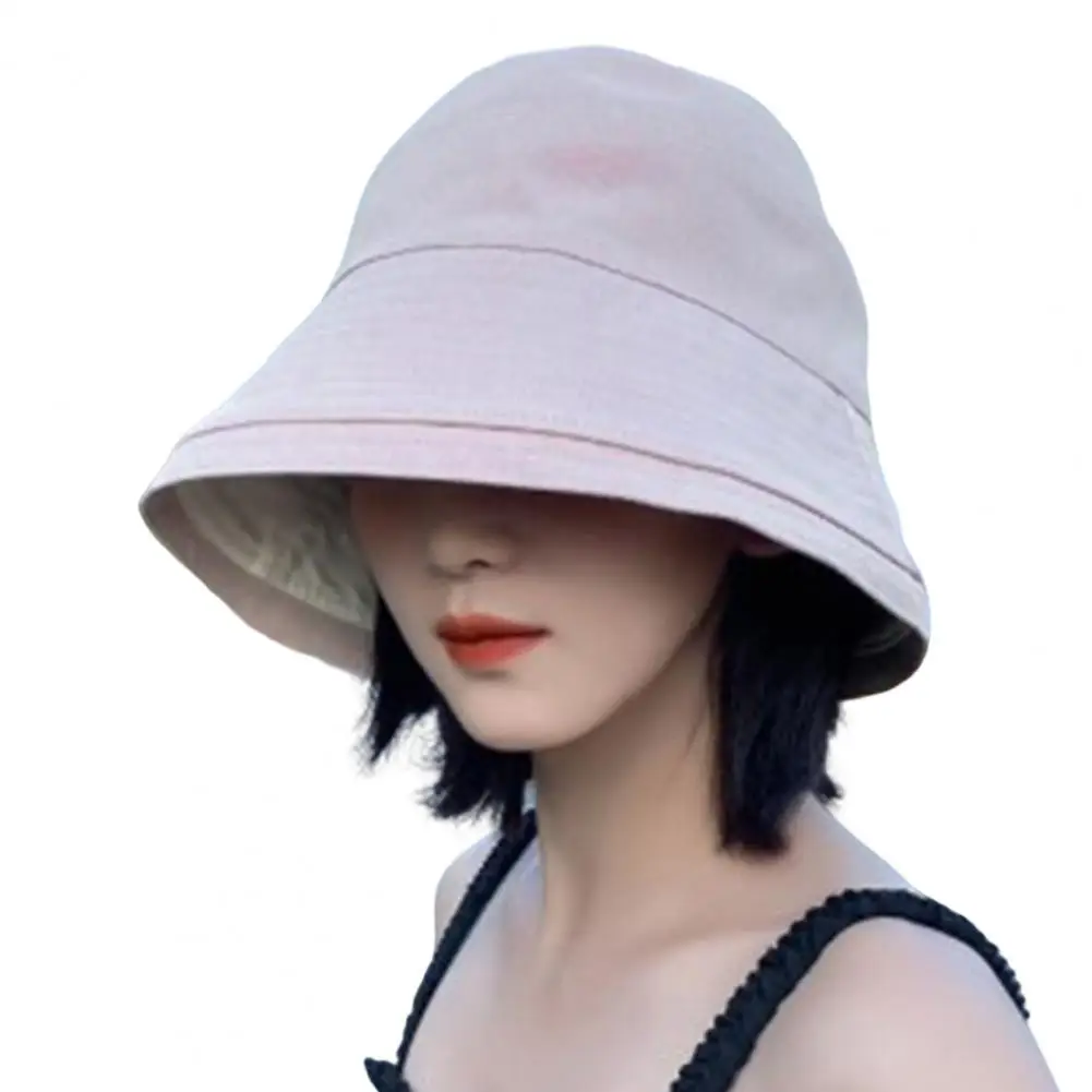 

Стильная водостойкая женская панама в молодежном стиле прочная двухслойная шляпа