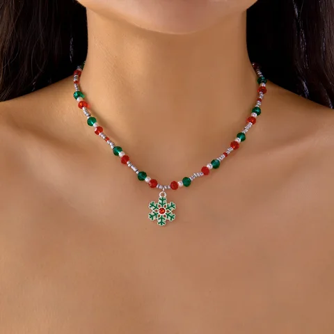 Хрустальное ожерелье с бахромой