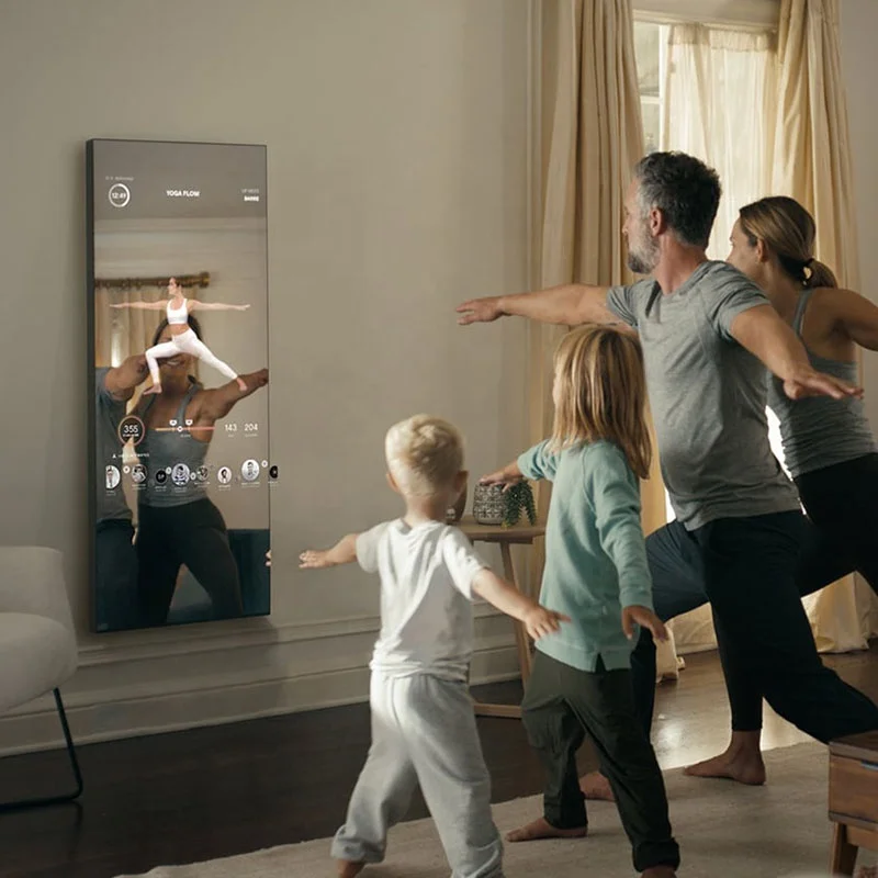 

Metafit 43Inches Vertical Mirror Smart Mirror Touch Screen Gym Studio For Mirror Screen Fitness Espejos Para Gimnasio