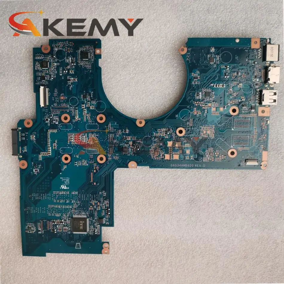 Материнская плата для ноутбука HP Pavilion 15-AU 856224-601 856224-501 I5-6200U CPU DAG34AMB6D0 DDR4 100%