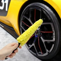 car wheel clean brush tire rim cleaning tool auto scrub washing vehicle washer dust cleaner sponge auto washing tools