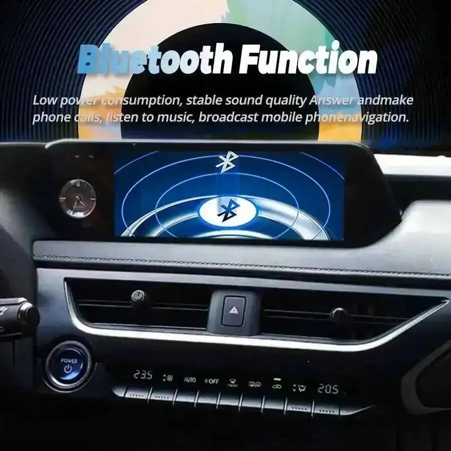 Фото 10,25-дюймовый экран с Android Auto для Lexus UX250H UX260h 2019-2023, автомобильный мультимедийный плеер, стереосистема, навигация, 4G, головное устройство, DSP-аудио №5