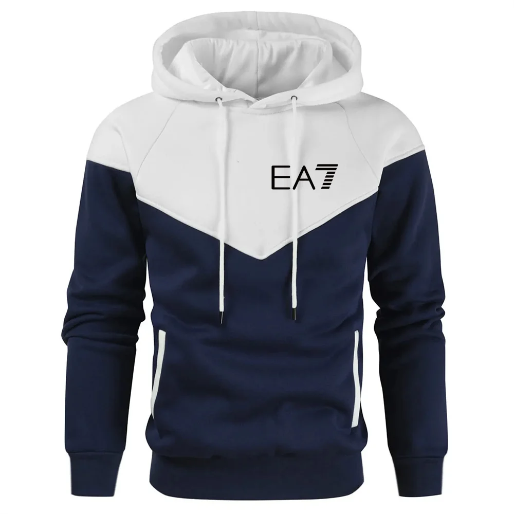 Tolstovka Мужская зимняя толстовка с капюшоном и флисовой подкладкой в повседневном