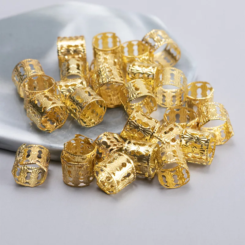 

10Pcs/Box Ladies Fashion Hair Accessories Ethnic Style Hair Tie Pan Hair Accessories Dirty Braid Hair Buckles