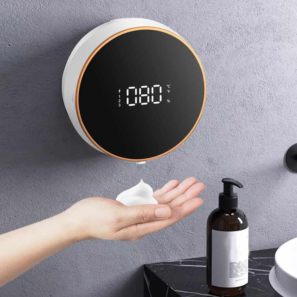 

Soap Dispenser Wall Mounted Infrared Sensor Soap Dispenser Hand Sanitizer Office Decoration Convenience Hand Washing Machine