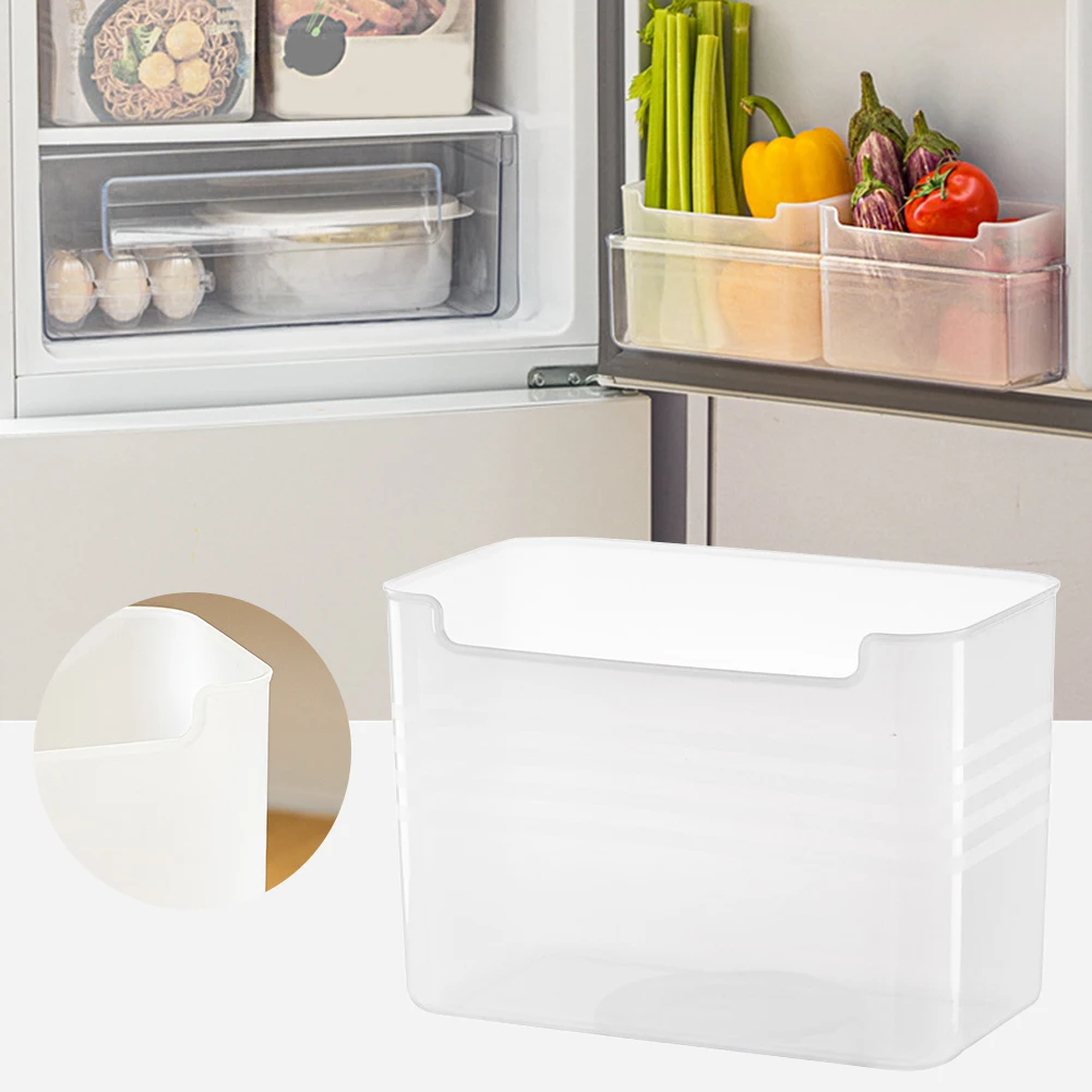 

Refrigerator Side Storage Box Multipurpose Transparent Kitchen Food Organizer Kitchen Storage Tool Freezer Organizer 정리용품
