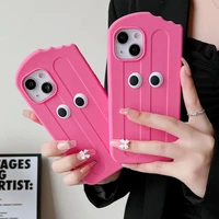 ice cream pink 3d case for xiaomi 12 11 10 kids gift cute pink soft silicone phone cover for redmi k30u k40 note9 10 11 pro plus