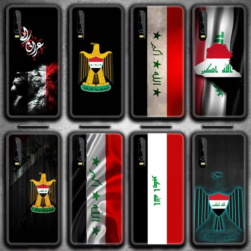Чехол для телефона с национальным флагом Ирака для Huawei P20 P30 P40 lite E Pro Mate 40 30 20 Pro P Smart 2020