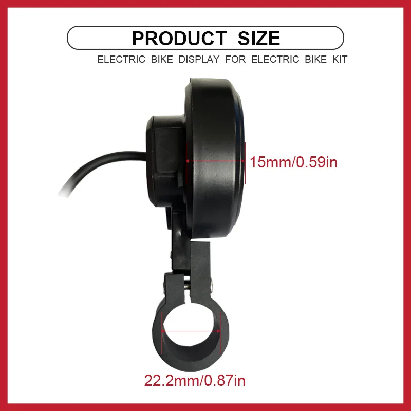 Дисплей awsurge V889 для электровелосипеда 24В/36В