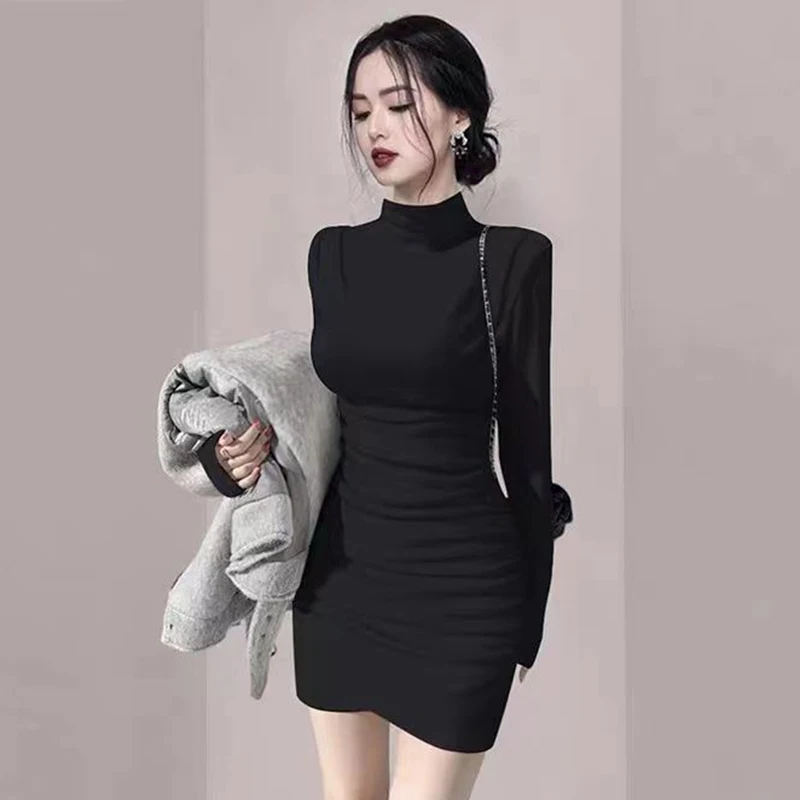 2024 Новая осенняя женская сексуальная роскошная дизайнерская облегающая юбка с