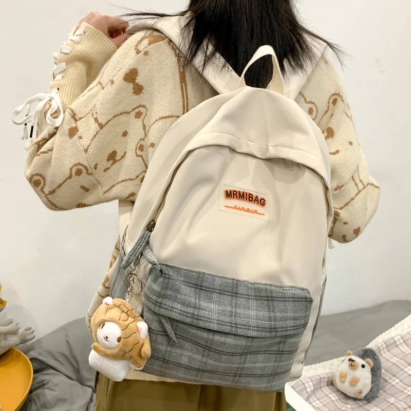 

2022 женский рюкзак, роскошная школьная сумка для колледжа, повседневные дизайнерские нейлоновые сумки для ноутбука