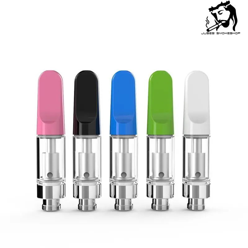 

JUSES' SMOKESHOP Colorful Nozzle Ceramic Heating Core 0.5/1.0ML Glass Fuel Tank 510 Thread Range Smoking Accessories/wholesale