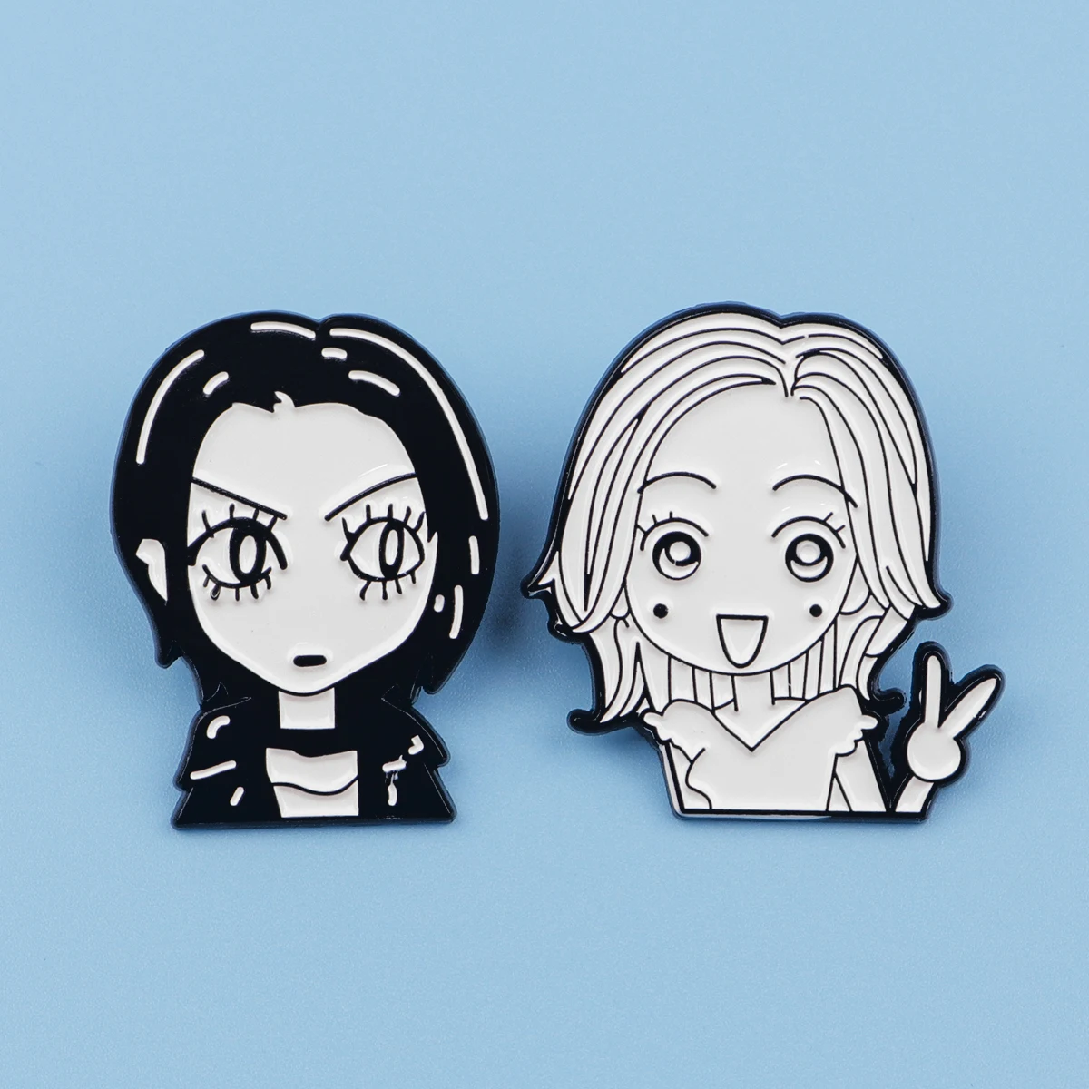 Эмалированная брошь в японском стиле для рюкзака