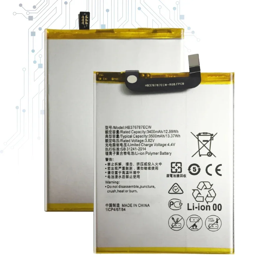 Аккумулятор HB 376787 ЭБУ для Huawei Honor V8 Batteria GB/T18287-2013 T18287 2013