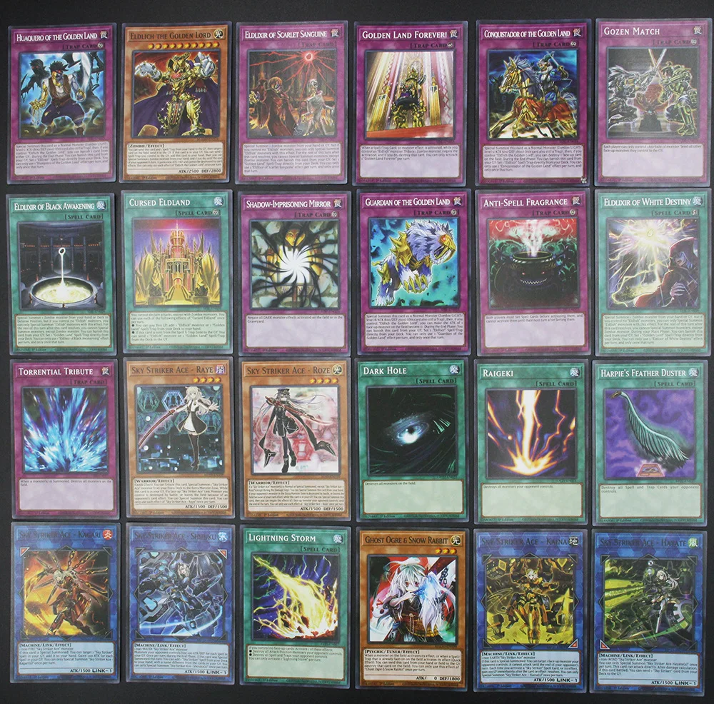 Ю-Ги-о! Новинка 100 шт. Темный волшебник черный девочка голубые глаза белый дракон