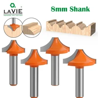 lavie 8mm shank opening carving woodworking tools engraving machine milling cutter tungsten solid router bit carbide end mill