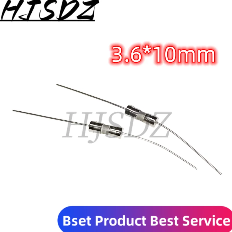 Керамический быстроразъемный предохранитель, свинцовый предохранитель T10A 0.5A 1A 2A 3.15a 4A 5A 6.3a 250 В 3,6x10 мм 3x10 20 шт./партия