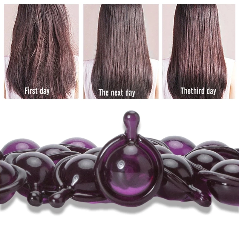 15 шт. Витаминная капсула для волос Pro Keratin комплексное масло гладкая шелковистая
