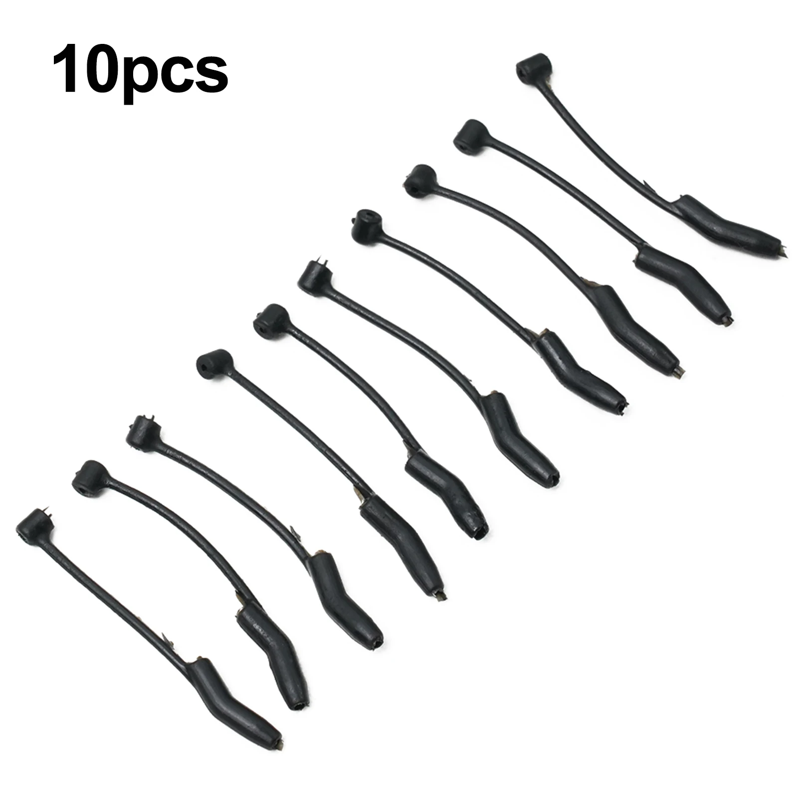 

10/20/50pcs Aligners Black Rubber D-Rig Kickers Carp Fishing Accessories Hooks Anti Tangle Sleeves For Ronnie Rigs Easy To Use