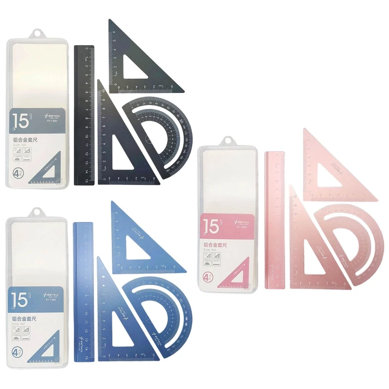 

Линейка для студенческого рисования, 4 шт.