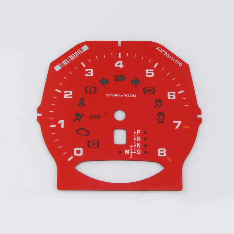 Лицевой циферблат манометра для Porsche 971 Cayenne Macan 718 Paramera 911 Carrera 991 накладка на
