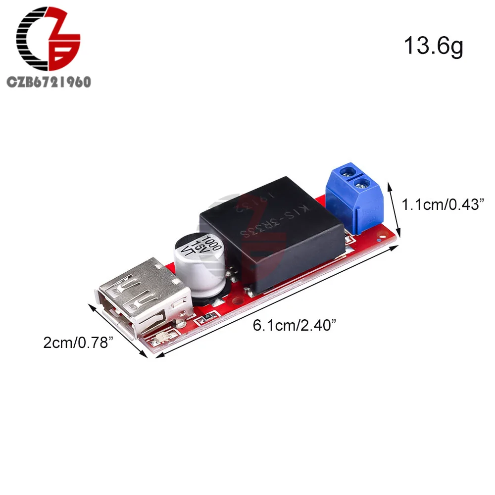 5V USB Выход плата преобразователя DC-DC 7 в-24 в до 5 В пост 3A модуль ldo понижающего KIS3R33S