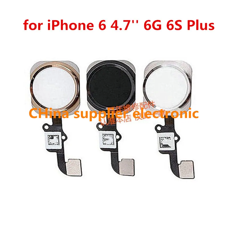 20 шт. гибкий кабель для кнопки Домой iPhone 6s 6G 6P 6splus 4 7 5 'ɶSP меню сенсор запасные