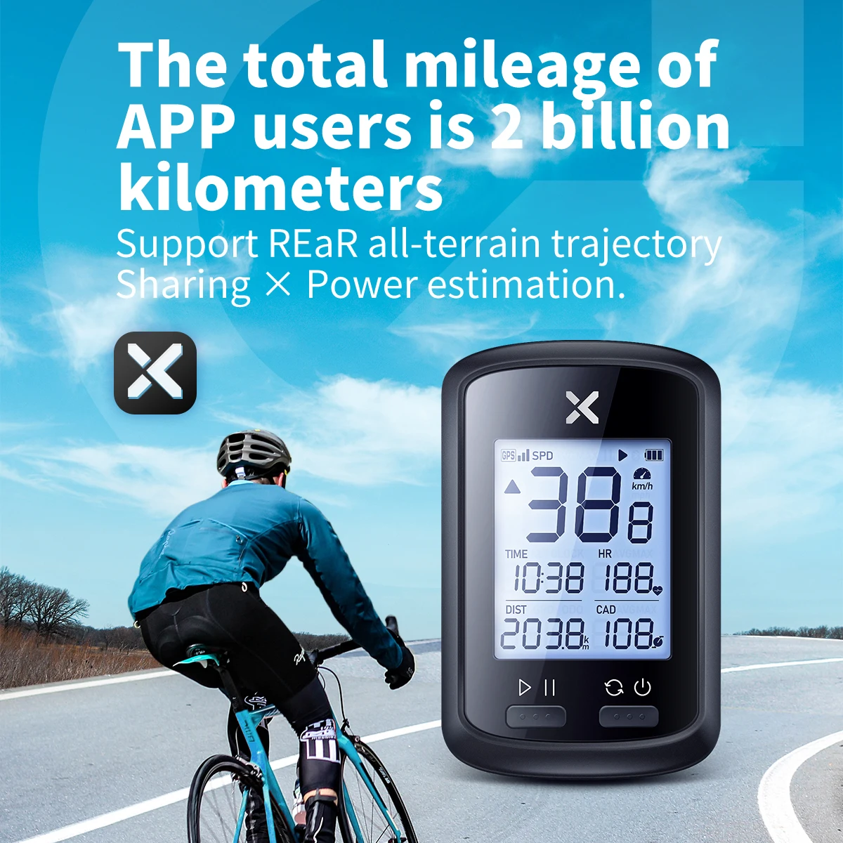 Беспроводной Велосипедный компьютер XOSS GPS G спидометр Bluetooth-трекер