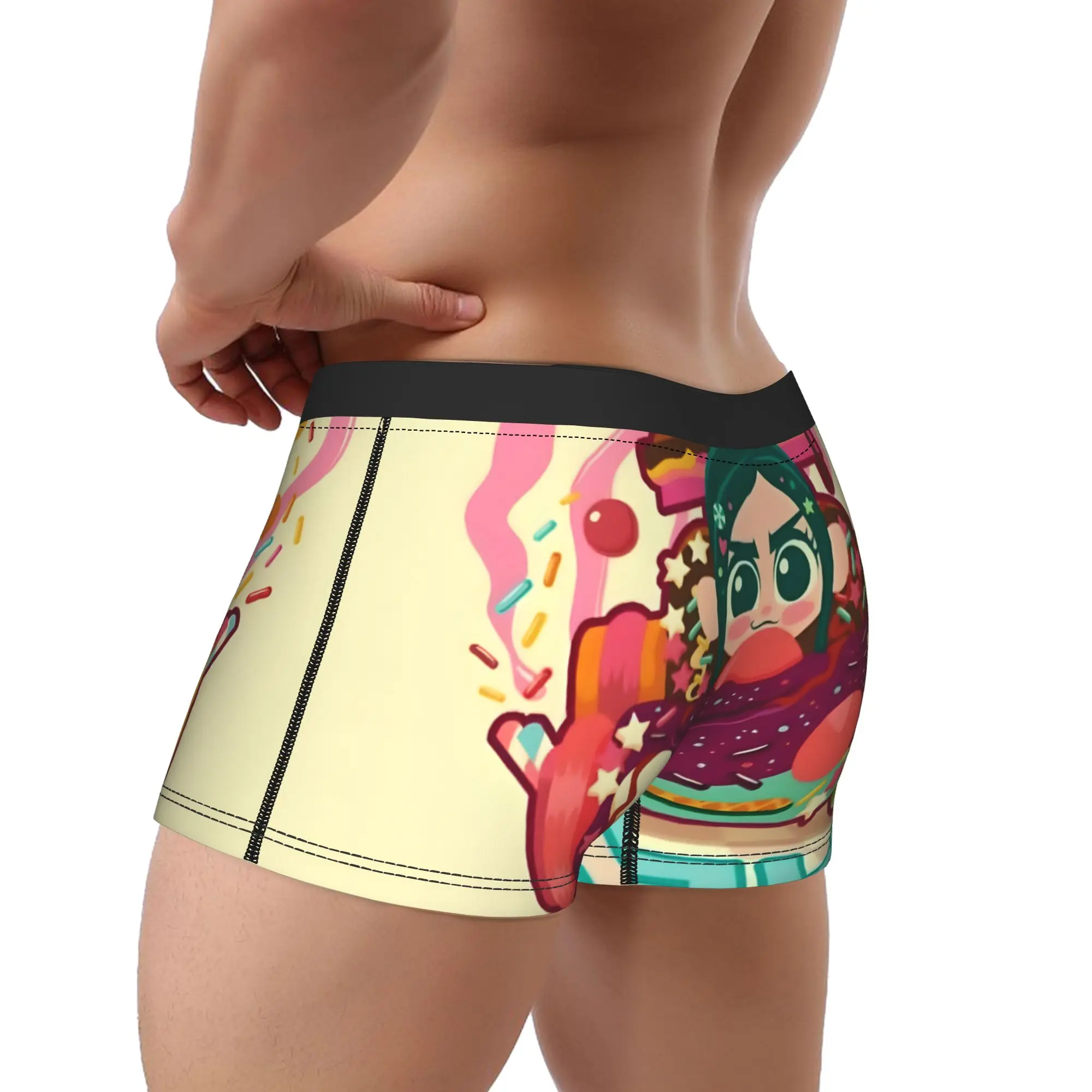 Фото 1 шт. Трусы-шорты мужские с принтом «Ральф-разрушитель» №3