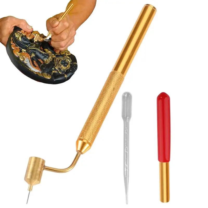 

Наклонная ручка для рисования тонких линий, жидкость для тонких линий, записывающее устройство, наклонная Точная правящая ручка для рок-чипов, царапин автомобиля