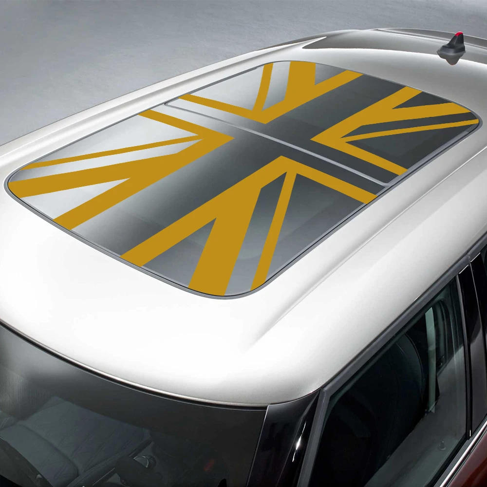 

For MINI Cooper One S Clubman F54 F55 F56 F60 Countryman Car Styling Union Jack KK Sunroof Sticker Roof Decals DIY Decoration