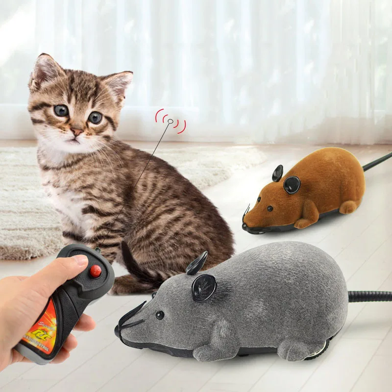 Mouse Mouse Dog Scary Wireless Motion/moving For Trick Squeaky Cat Emulation