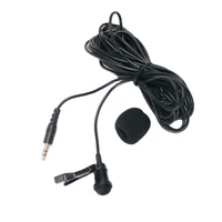 6m cable recording speech singing microphones normal 3 5mm stereo jack lavalier lapel mic for computer laptop camera recordor