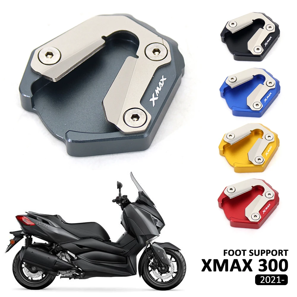 

Motorcycle Kickstand Foot Side Stand Extension Pad Support Plate FOR YAMAHA XMAX300 xmax300 XMAX 300 X-MAX300 2021-