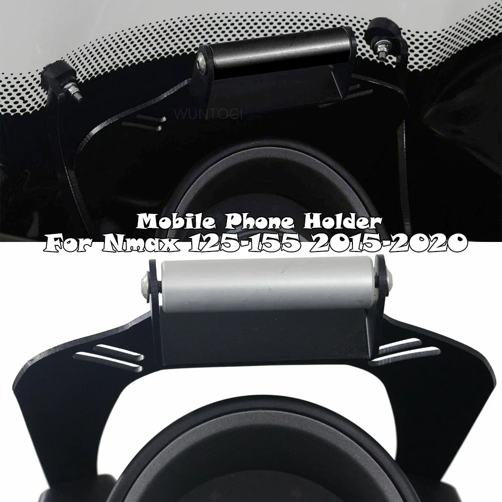 

for Yamaha N MAX 125 155 2015-2020 Motorcycle Scooter CNC Mobile Phone Holder GPS Navigation Stand Bracket Mounting