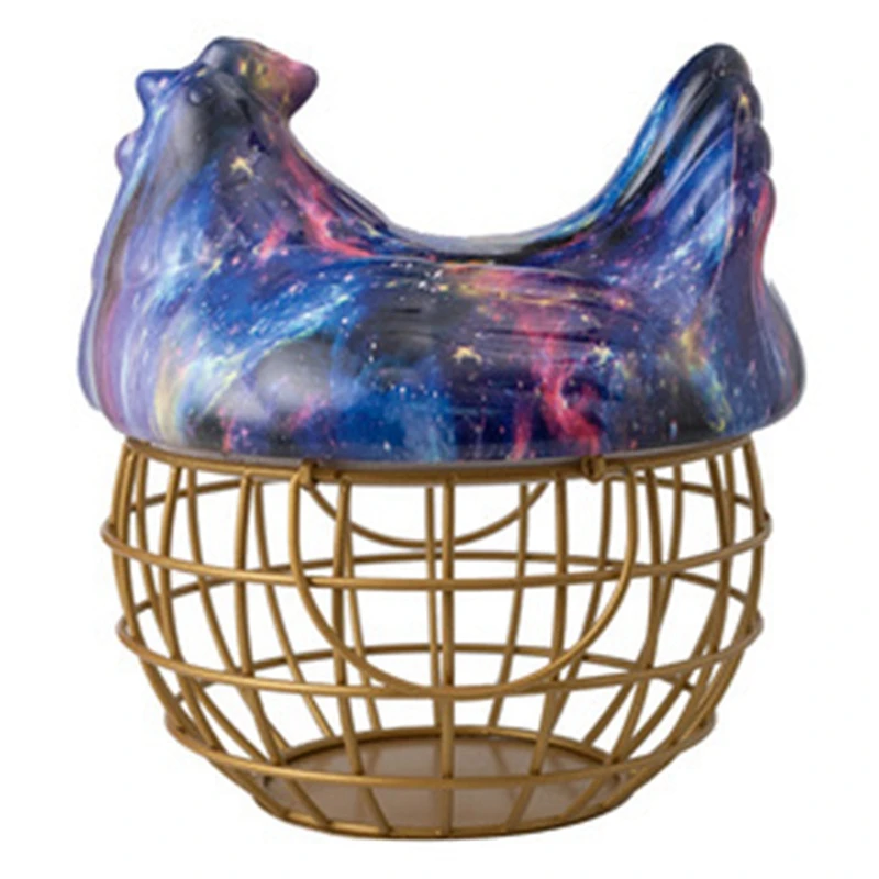 

Ceramic Egg Organizer Storage Basket Egg Basket Fruit Container Box Ceramic Wicker Baskets Decorative Kitchen Basket