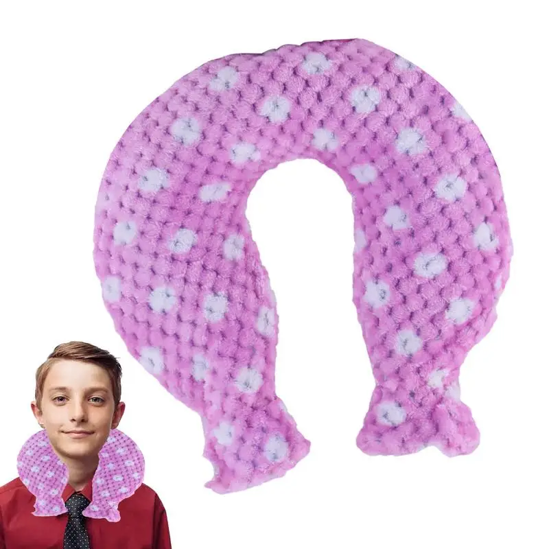 

Neck Hot Water Bottle U-Shaped Shoulder Hot Water Bag 1.4L With Cover Portable Neck Warmer Bag For Therapies Pain Relief