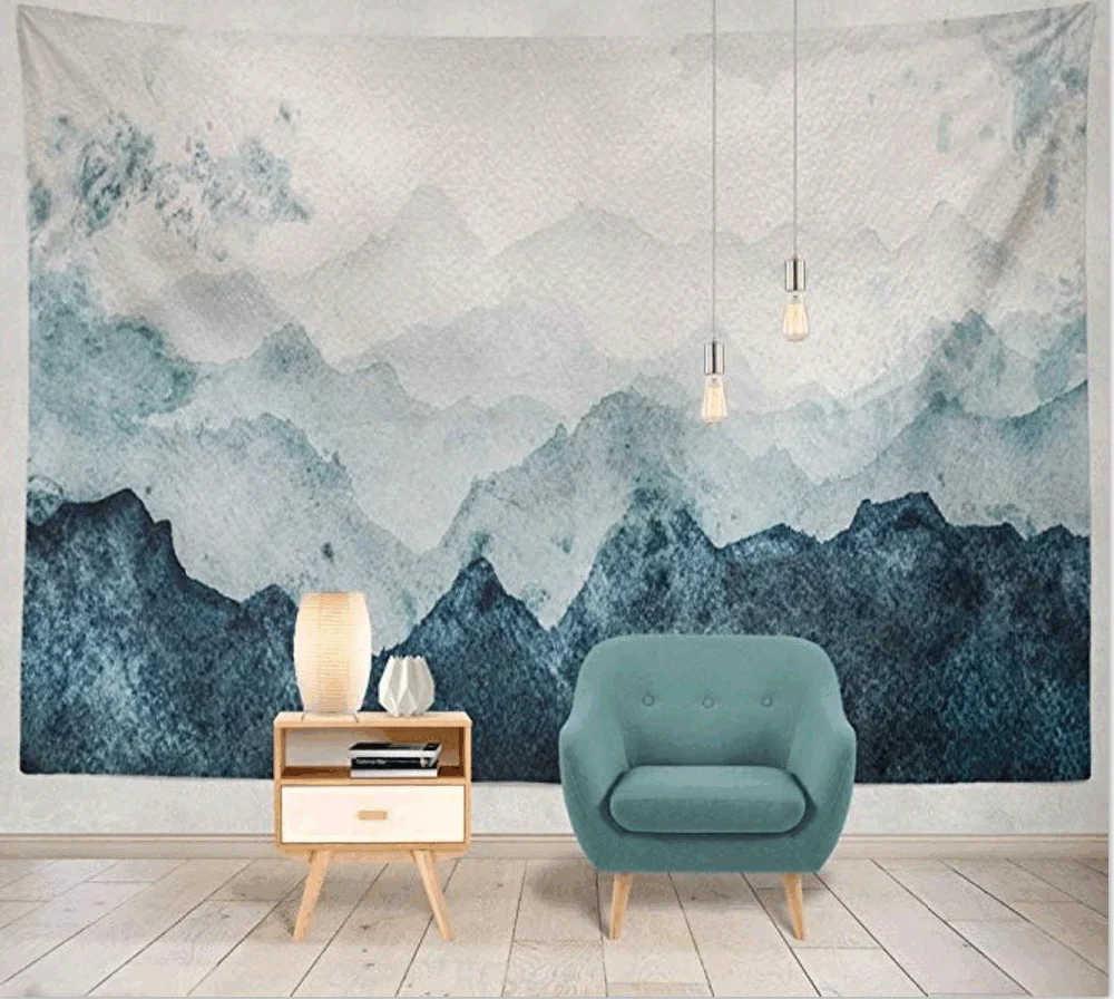 

Digital printing new hang cloth home tapestry