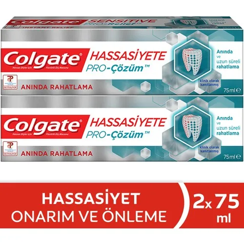 

Colgate sensitivity Pro solution instant relief toothpaste 75 ml x 2 pcs mouth care Ferah breath dental care