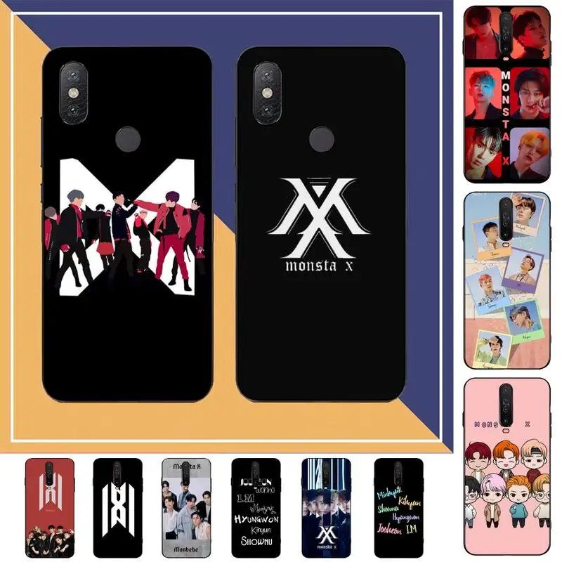 

Kpop Monsta X Phone Case for Redmi Note 8 7 9 4 6 pro max T X 5A 3 10 lite pro