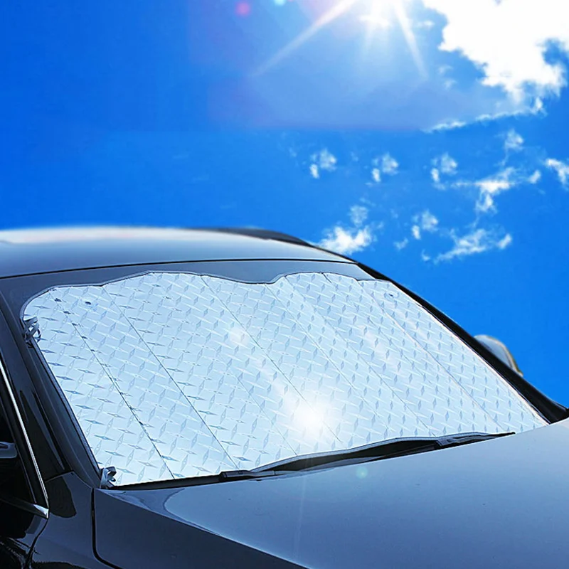 

Car Car Sunshade Cover 1PC Foldable Windshield Laser Film Visor Cover Front Rear Block Window Sunshade Windshield Sunshade