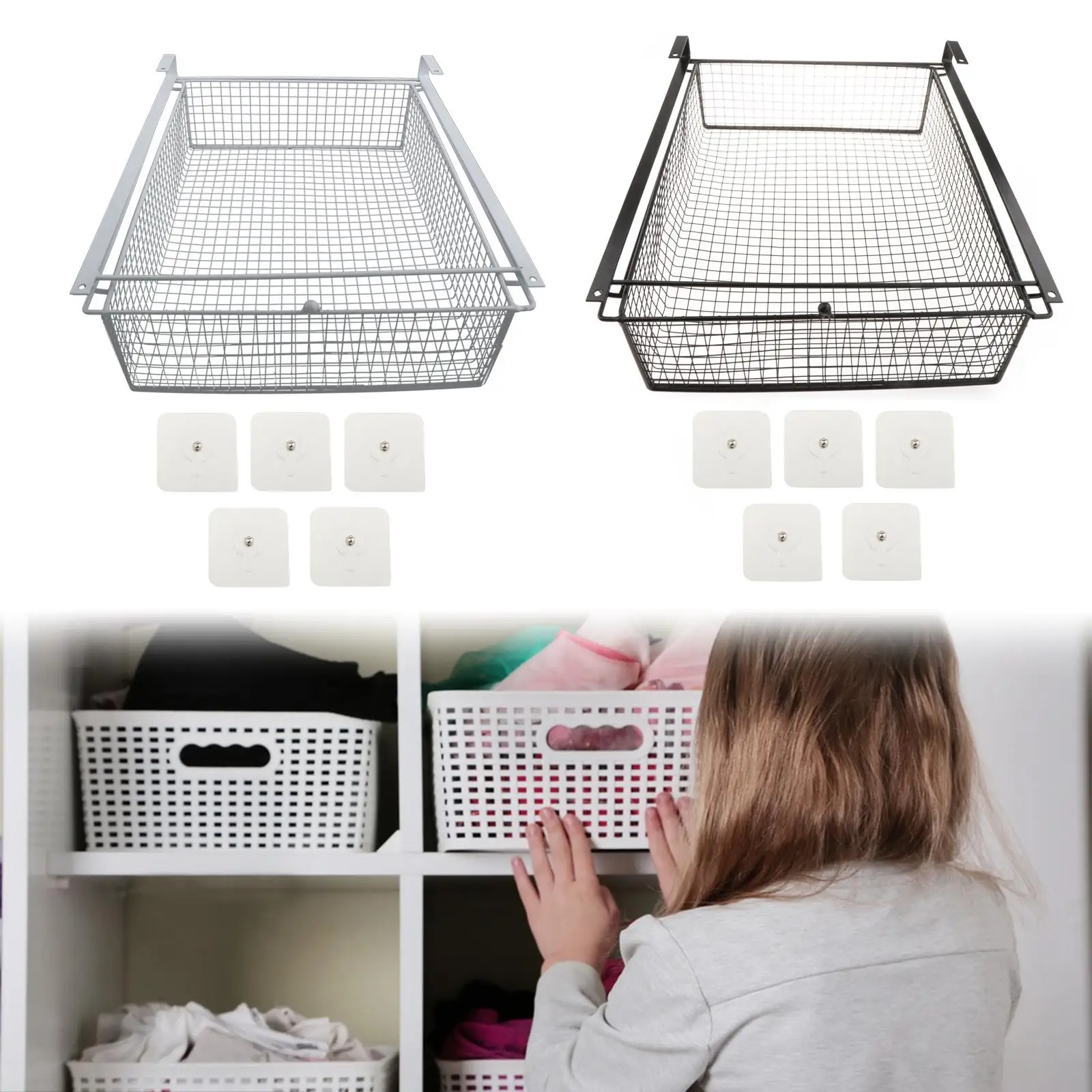 Полка для хранения под шкаф выдвижная полка ванной комнаты других мелких