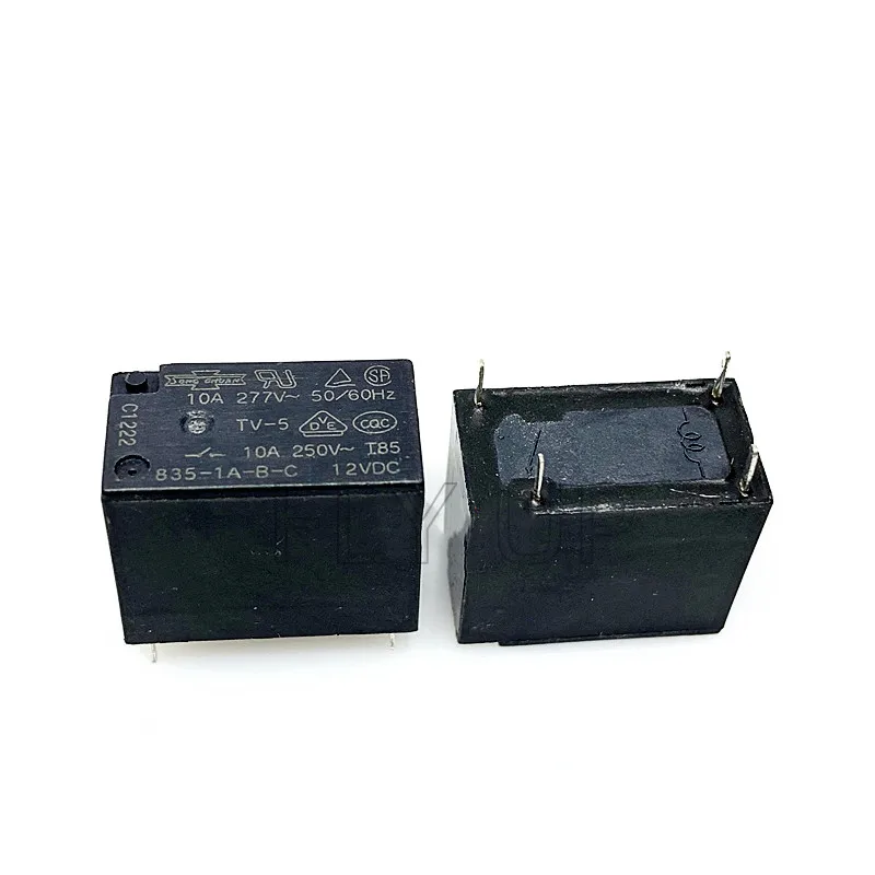

10 шт. 100% оригинальное новое реле 835-1A-B-C-12VDC 835-1A-B-C 24VDC 8351ABC 835 1A B C 12V 24V 12Vdc 10A DIP4